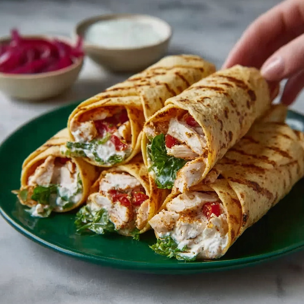 Air Fryer Chicken Wraps Recipe - Recipe Image