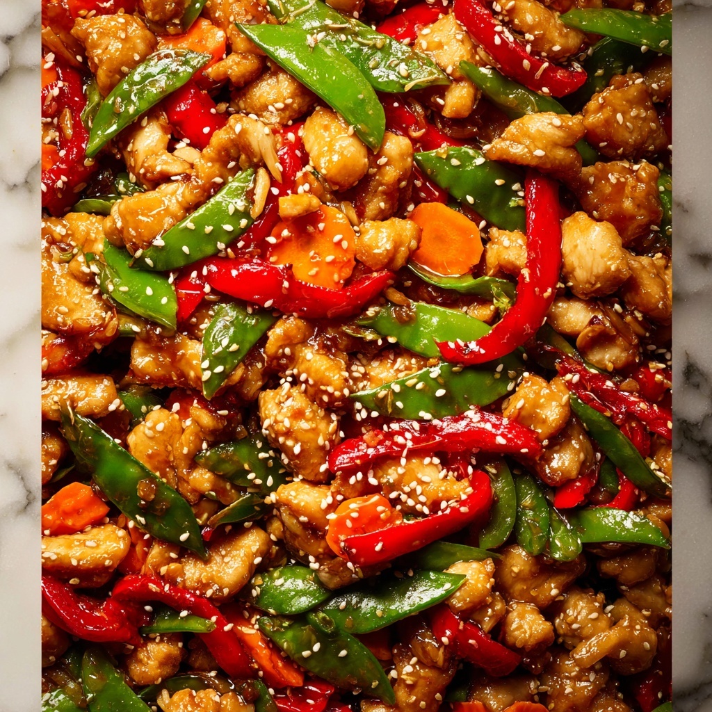 Honey Garlic Chicken Stir Fry Recipe - Recipe Image