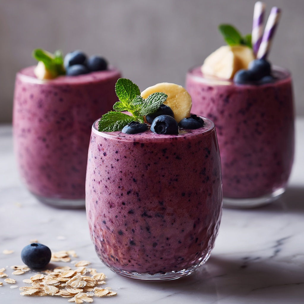 Blueberry Banana Smoothie Recipe - Recipe Image