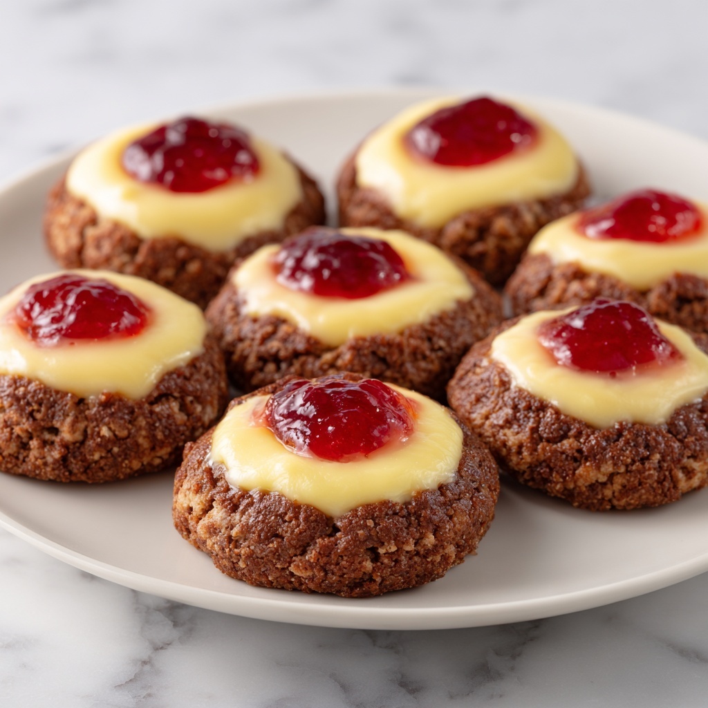 Mouthwatering Cheesecake Thumbprint Cookies Recipe - Recipe Image