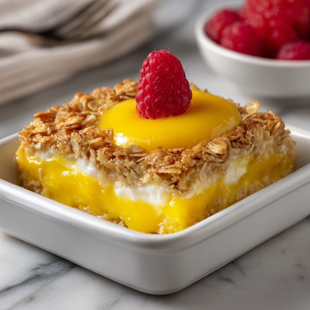 Cinnamon Cottage Cheese Oatmeal Bake for Cozy Mornings Recipe - Recipe Image