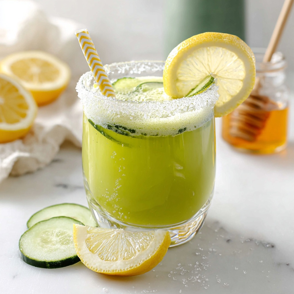 Healthy Cucumber Lemonade Recipe - Recipe Image