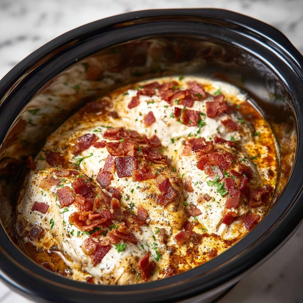 Slow Cooker 3-Ingredient Crack Chicken Recipe - Recipe Image