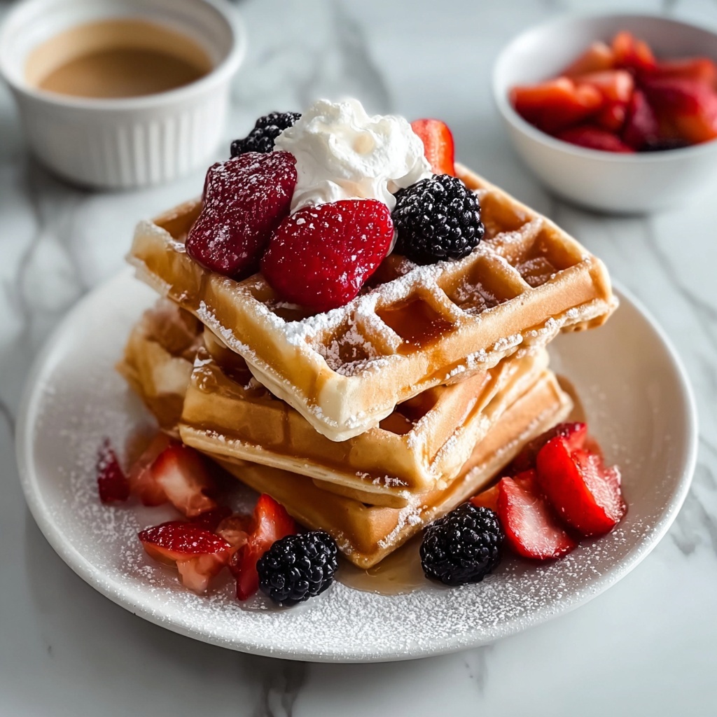 Healthy Protein Waffles in 10 Minutes Recipe - Recipe Image