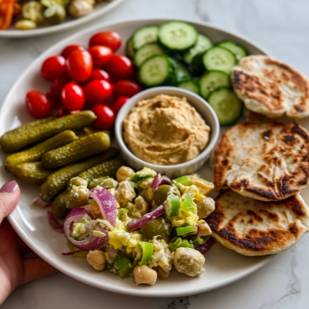 Marinated Green Olive Bean Salad with Chive Basil Dressing Recipe - Recipe Image