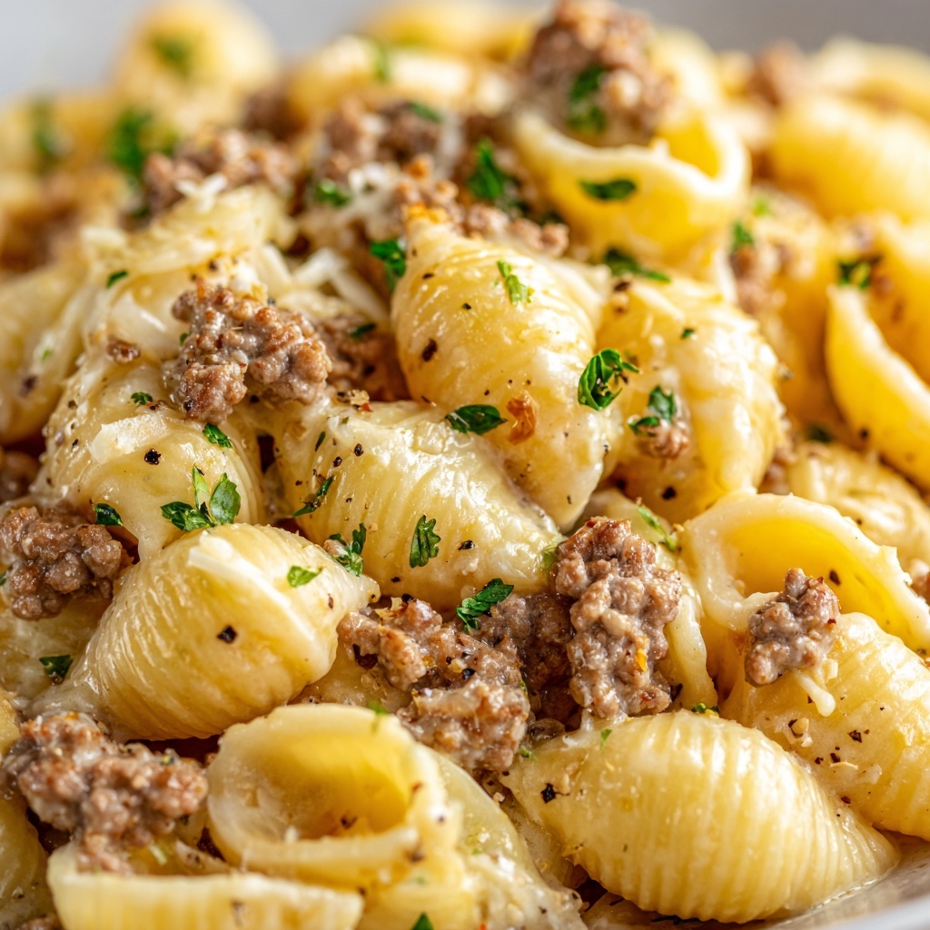 Creamy Ground Beef and Pasta Recipe - Recipe Image
