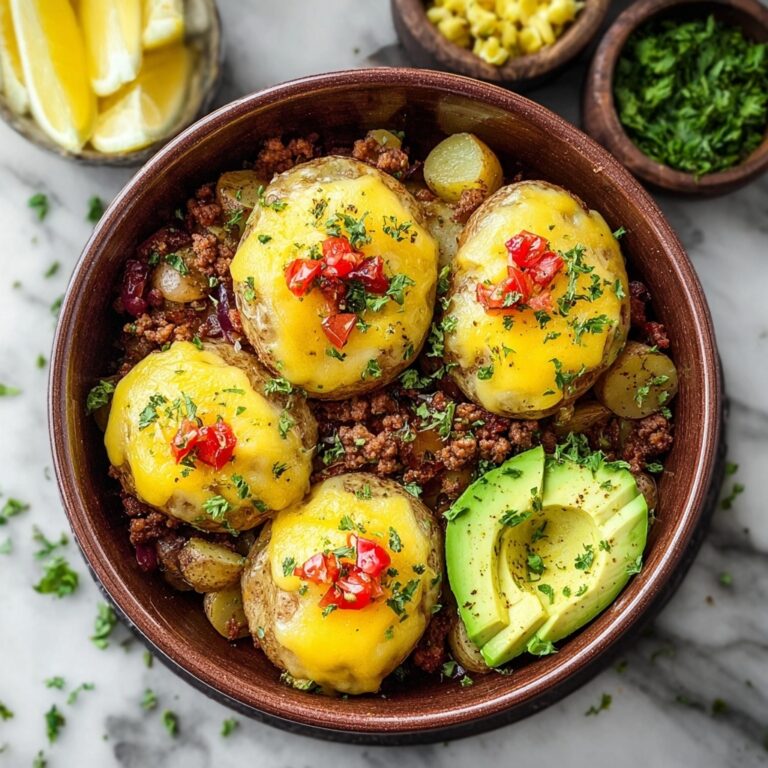 Loaded Fiesta Potato Bowls with Crispy Cheesy Toppings Recipe