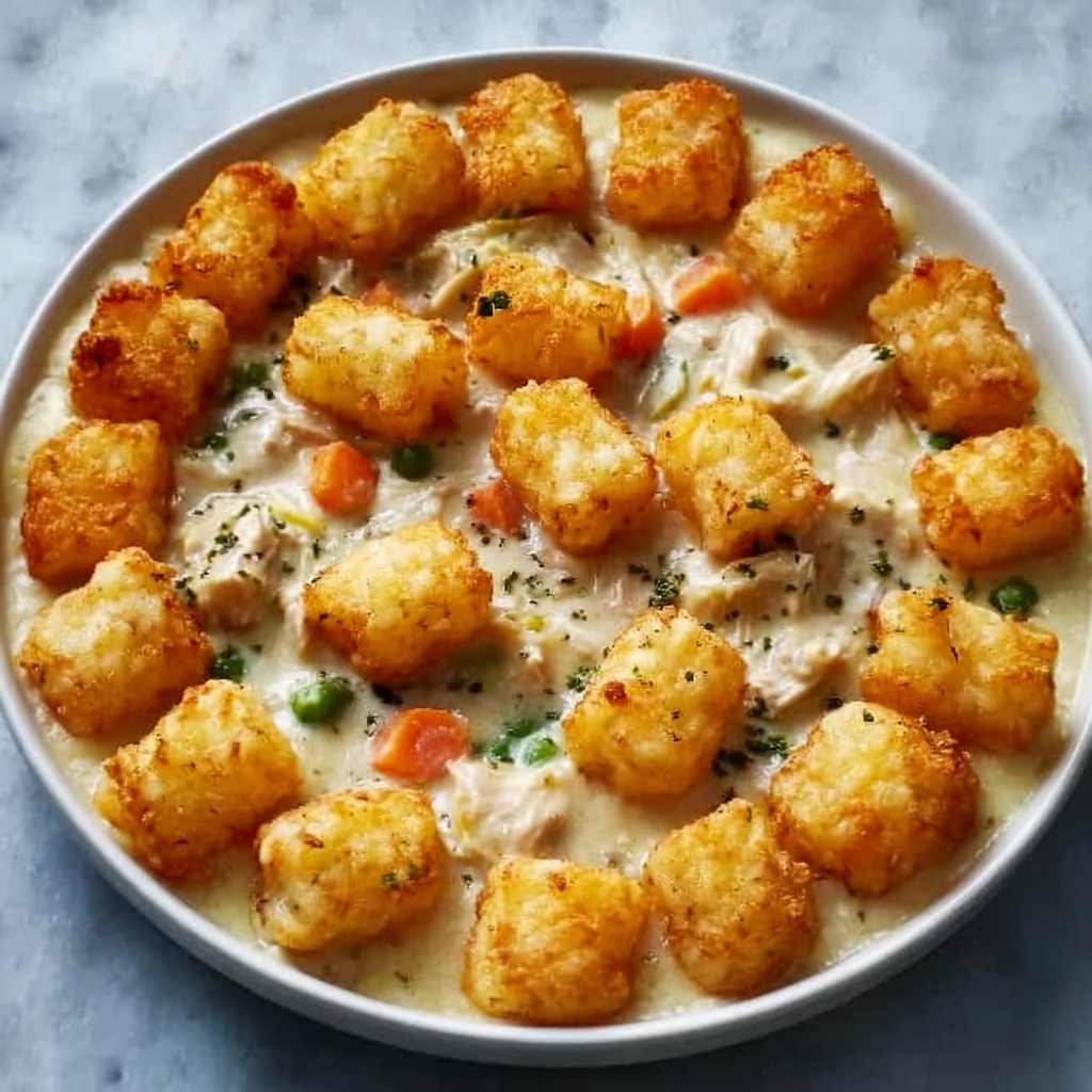 Tater Tot Chicken Pot Pie Recipe - Recipe Image