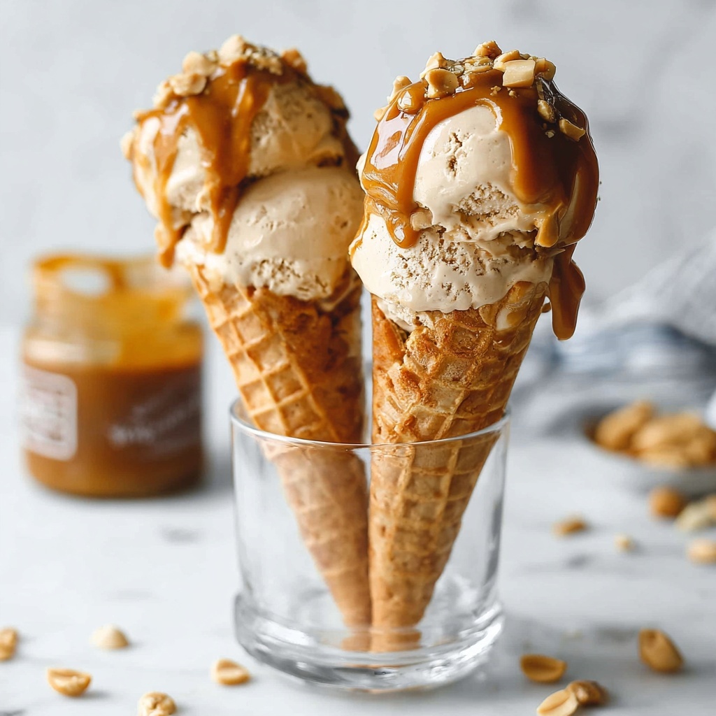 Vegan Peanut Butter Ice Cream Recipe - Recipe Image
