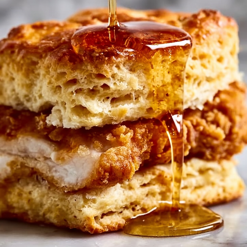 Hot Honey Chicken Biscuit Sandwiches Recipe - Recipe Image