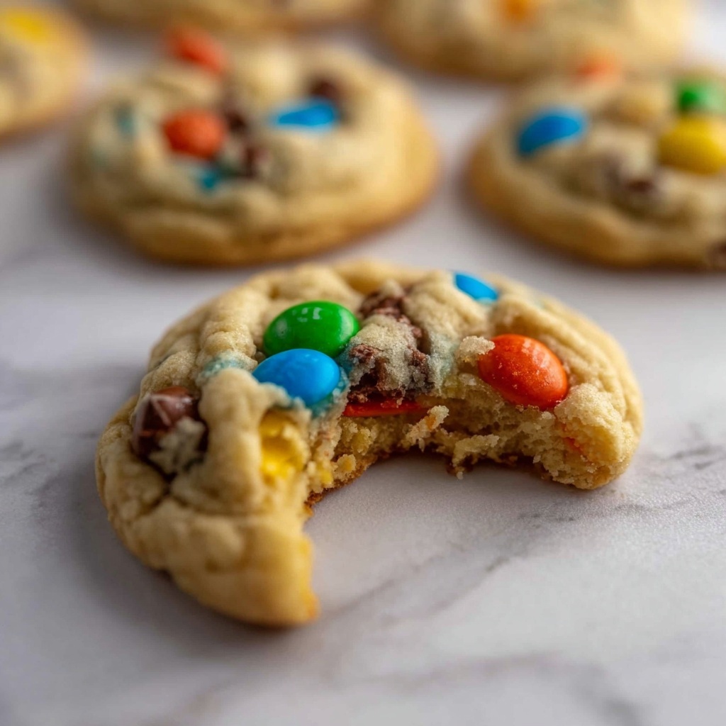 Soft and Chewy M&M Cookies Recipe - Recipe Image