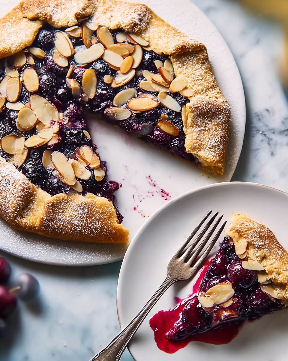 Blueberry & Almond Galette Recipe - Recipe Image