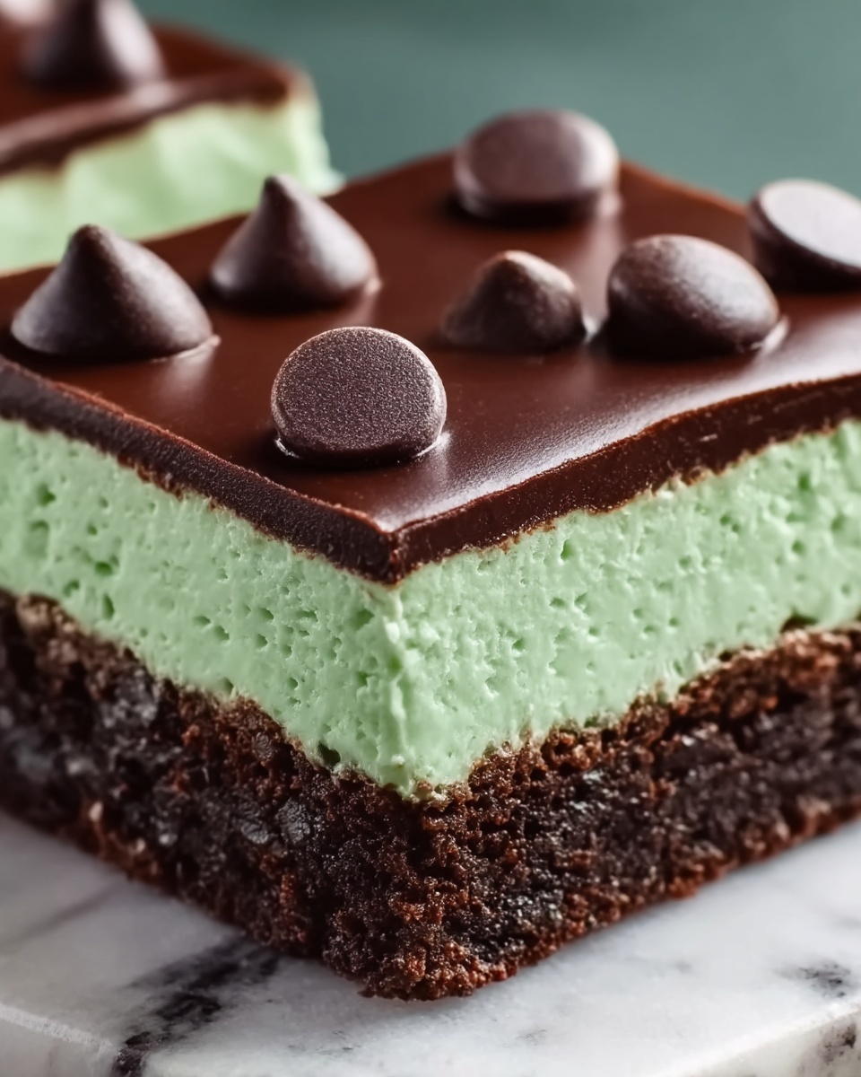 Mint Chocolate Cookie Bars Recipe - Recipe Image