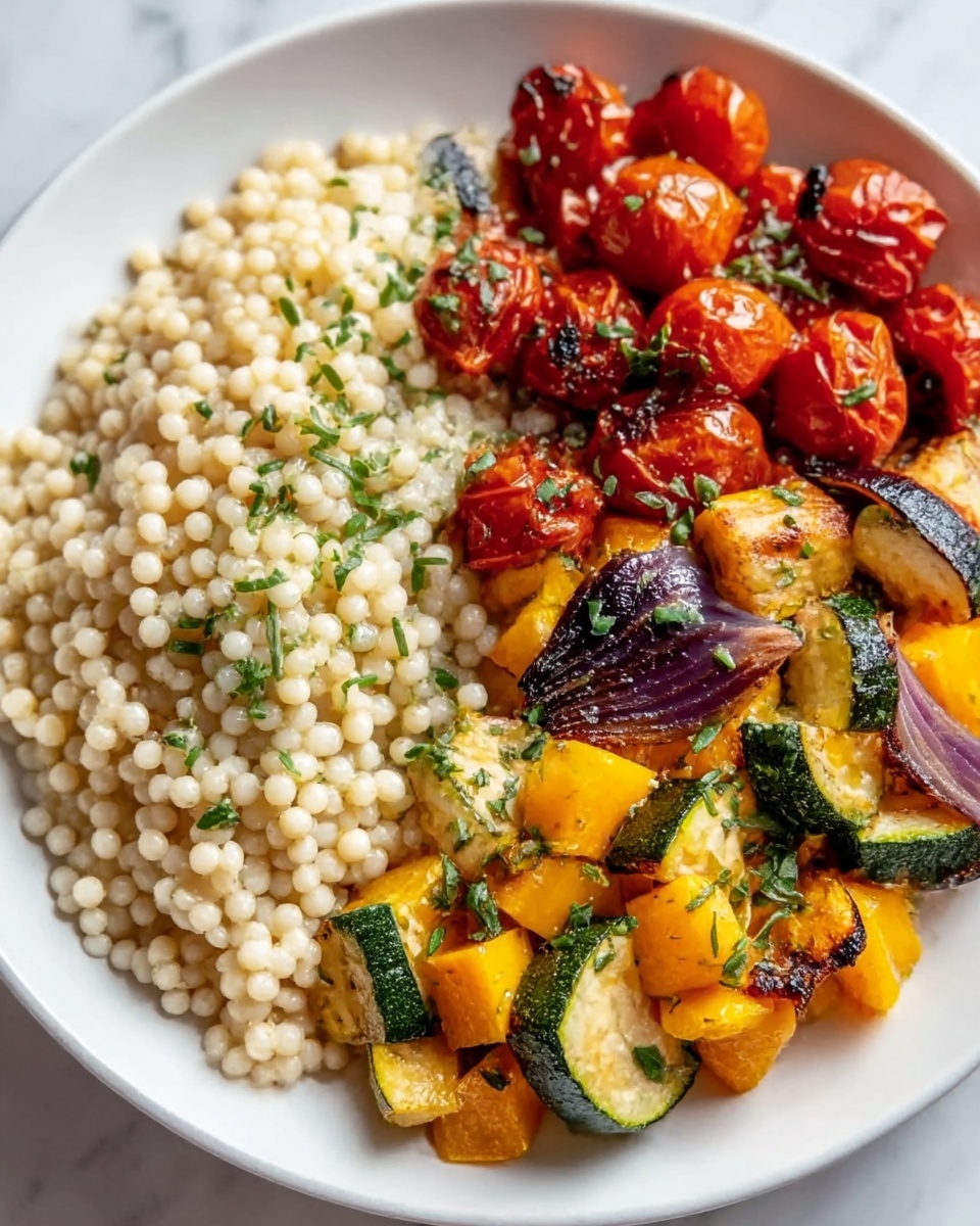Mediterranean Halloumi Veggie Bake Recipe - Recipe Image
