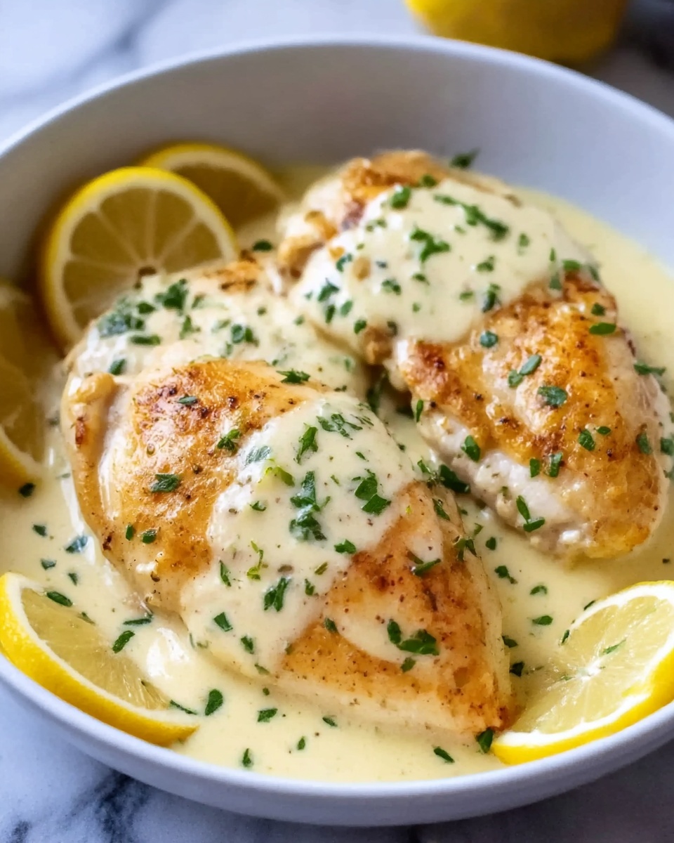 Creamy Lemon Chicken with Parmesan Sauce Recipe - Recipe Image