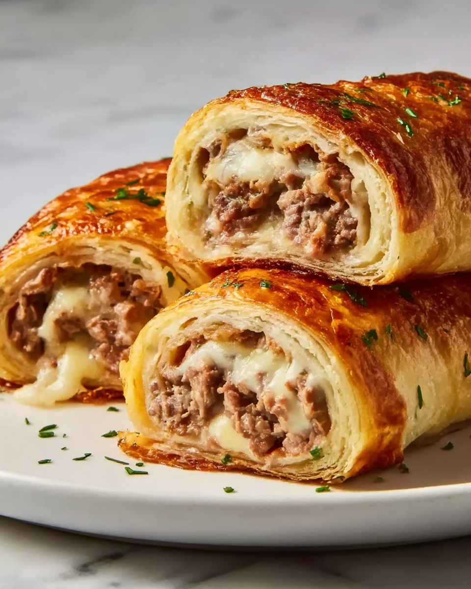 Keto Philly Cheesesteak Roll-Ups Recipe - Recipe Image