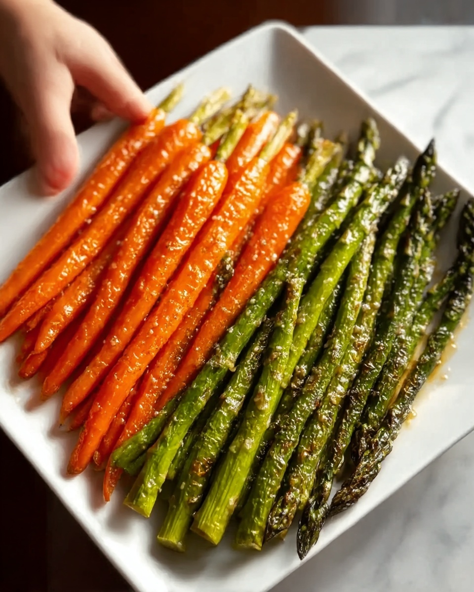 Roasted Asparagus and Carrots Recipe - Recipe Image