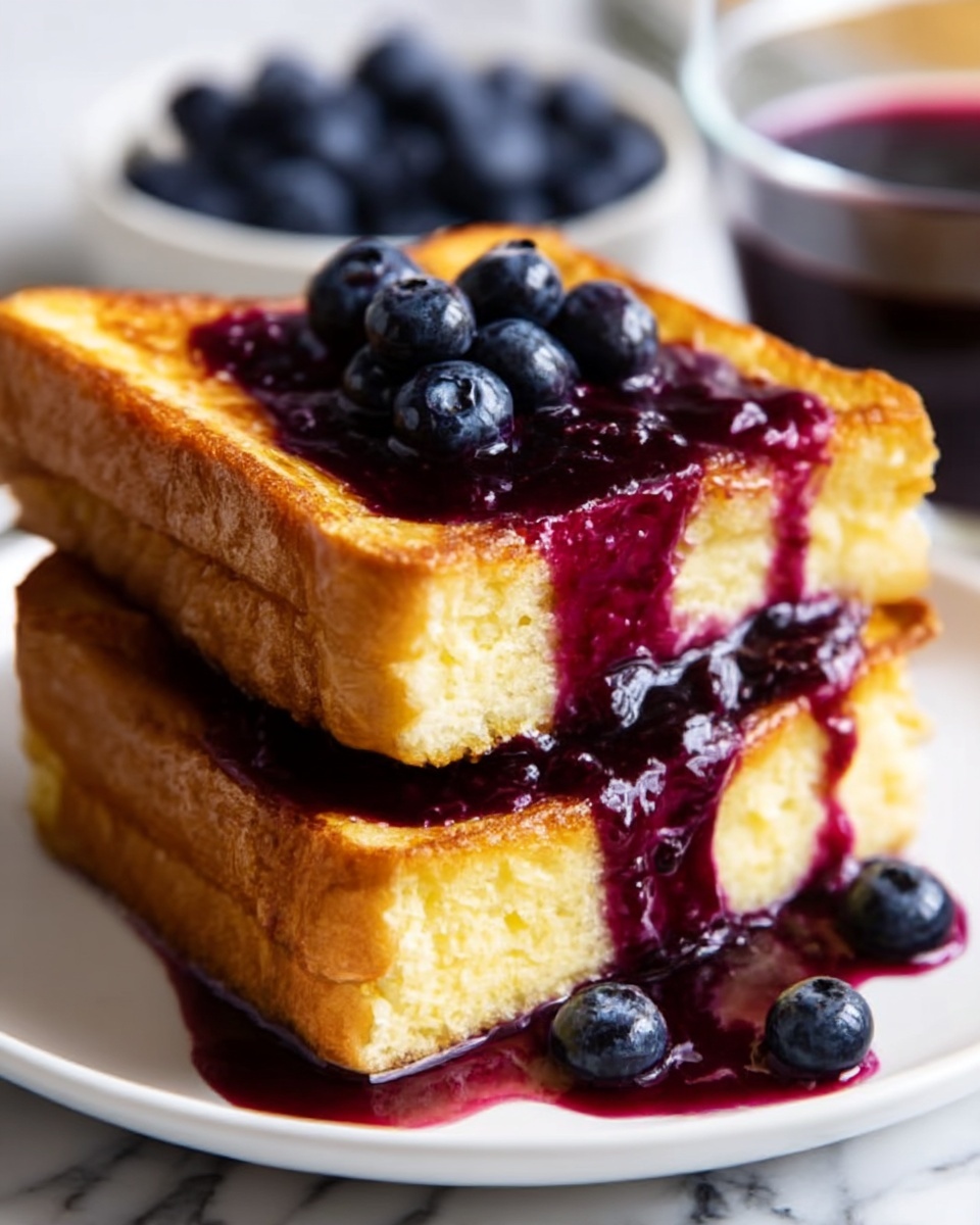 Blueberry Stuffed French Toast Recipe - Recipe Image