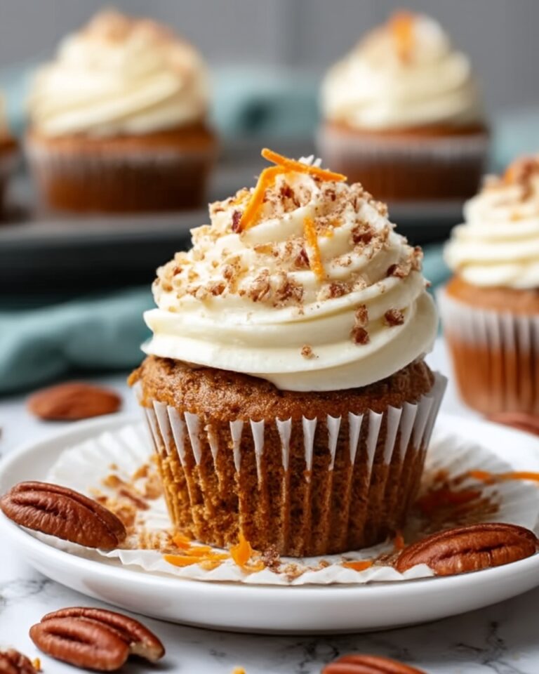 Easy Carrot Cake Cupcakes Recipe