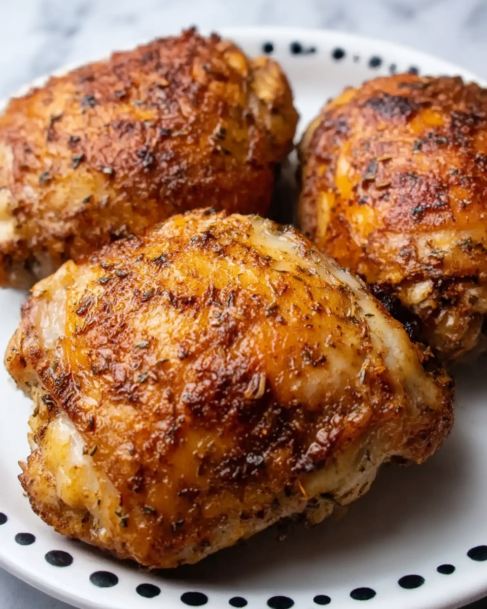 Air Fryer Chicken Thighs Recipe - Recipe Image