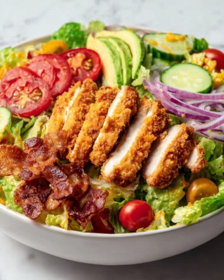 Honey Mustard Crispy Chicken Salad Recipe