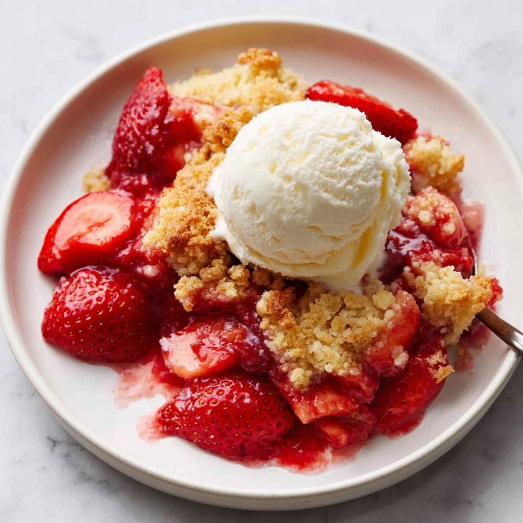 Strawberry Cobbler Recipe - Recipe Image