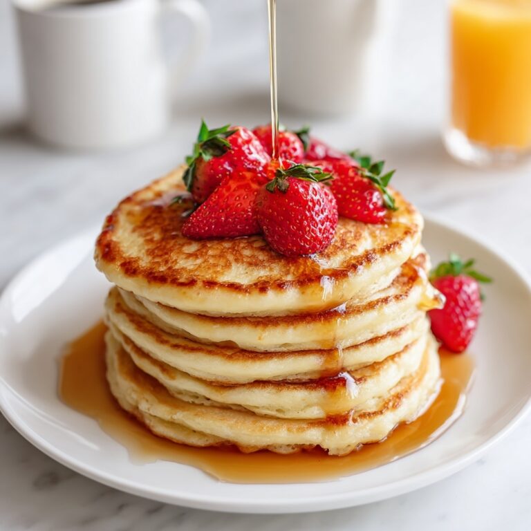 Strawberry Vanilla Pancakes Recipe