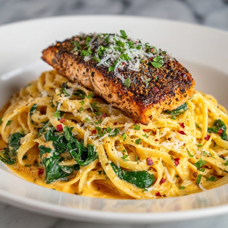 Tuscan Salmon and Mafaldine Pasta Recipe