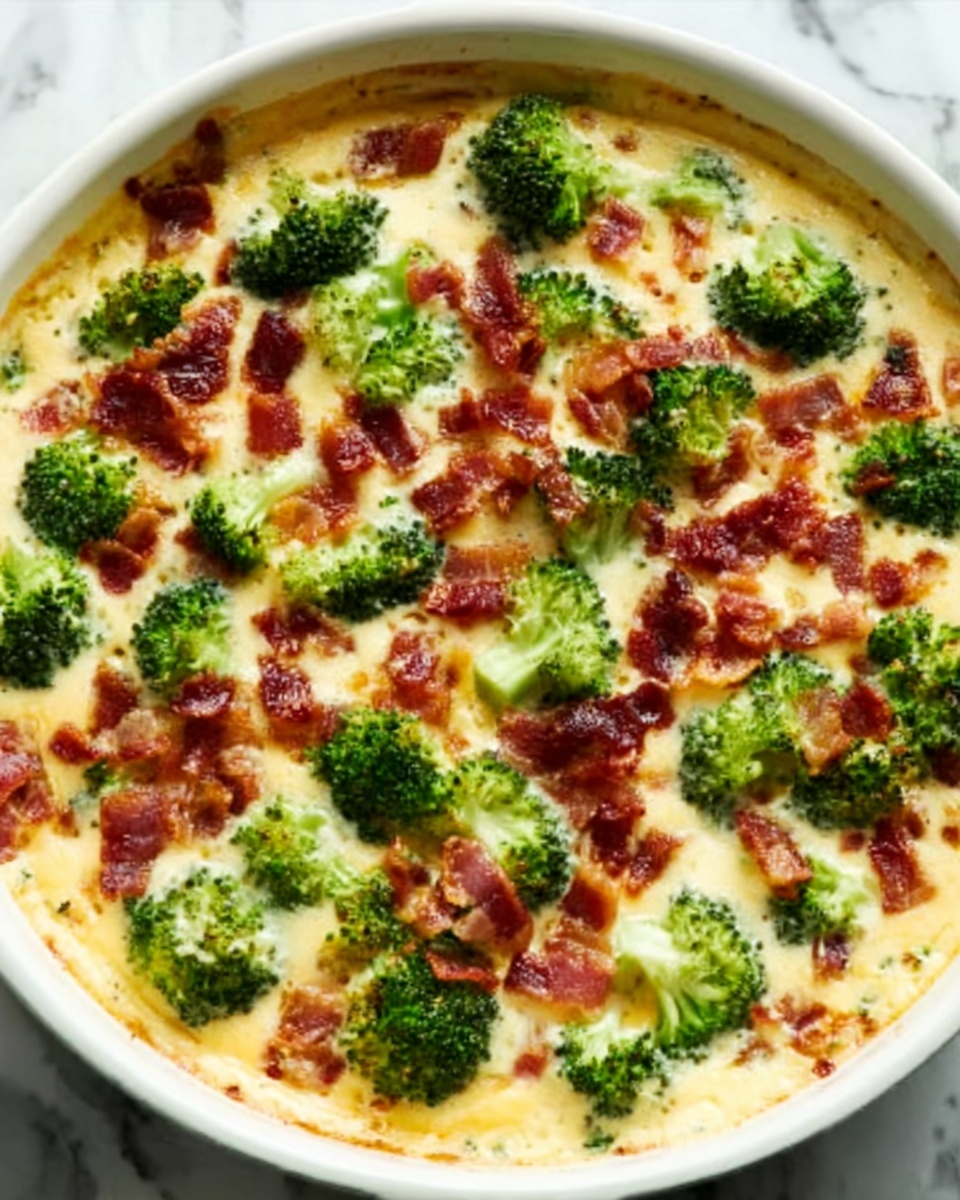 Creamy Garlic Parmesan Broccoli Bake Recipe - Recipe Image