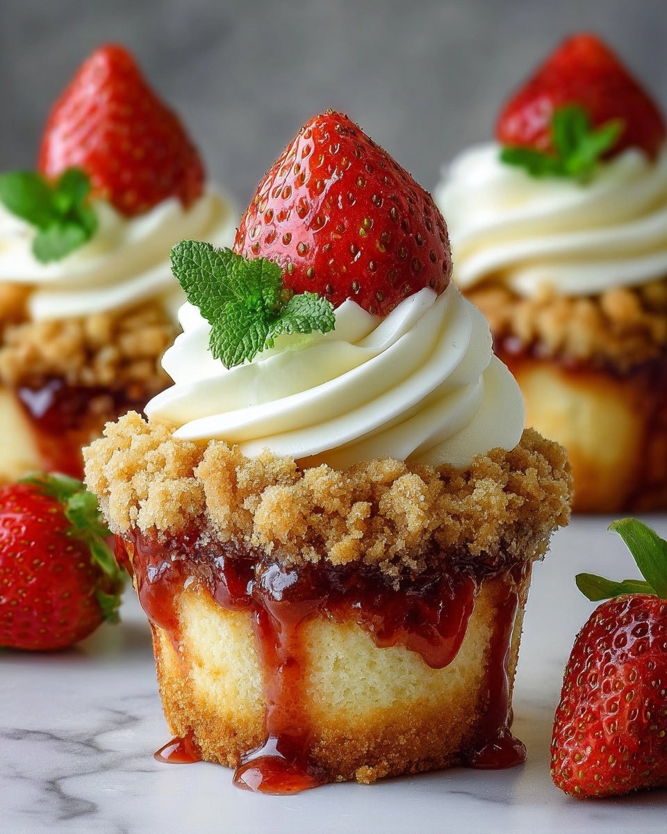 Strawberry Cream Cheese Muffins Recipe - Recipe Image