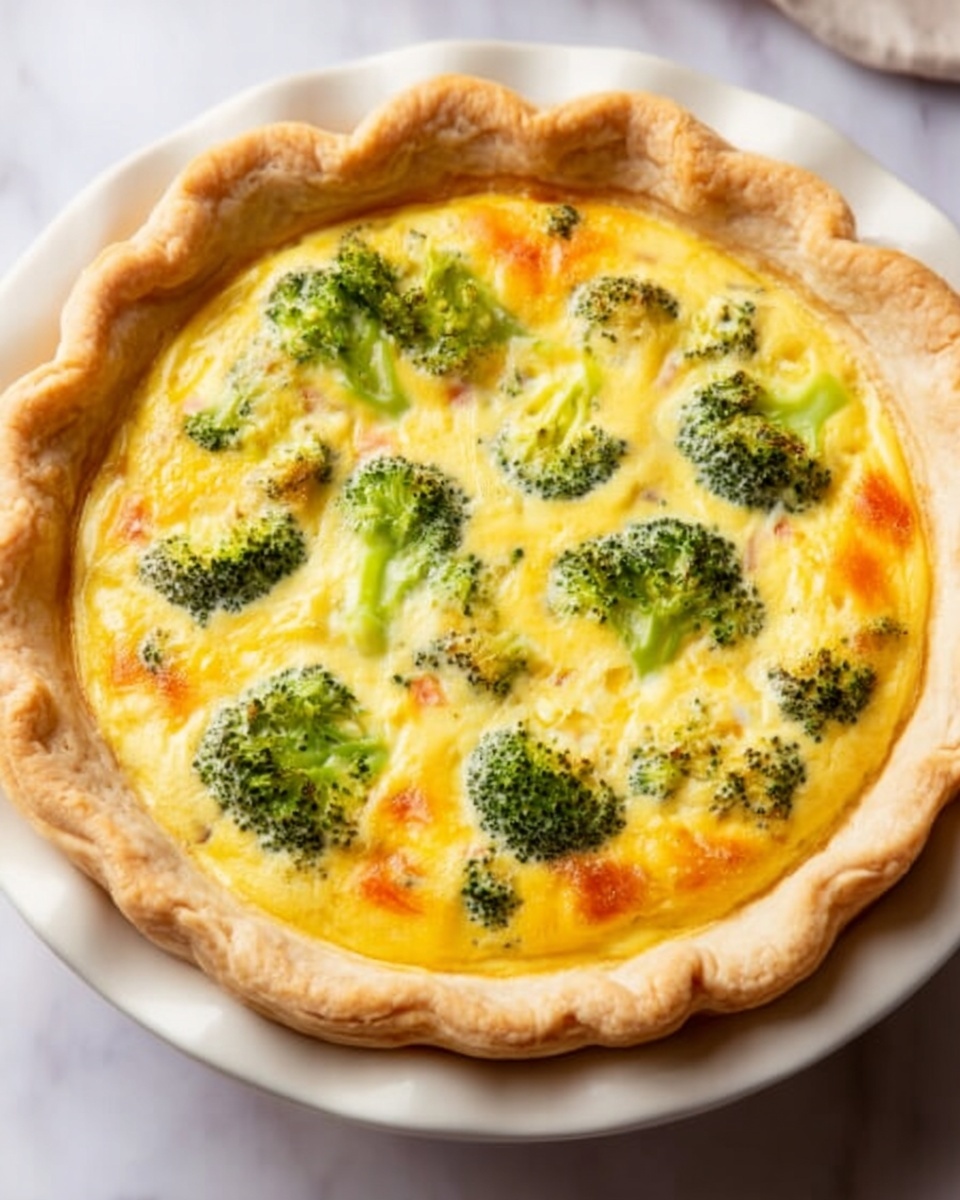 Broccoli Cheddar Quiche Recipe - Recipe Image