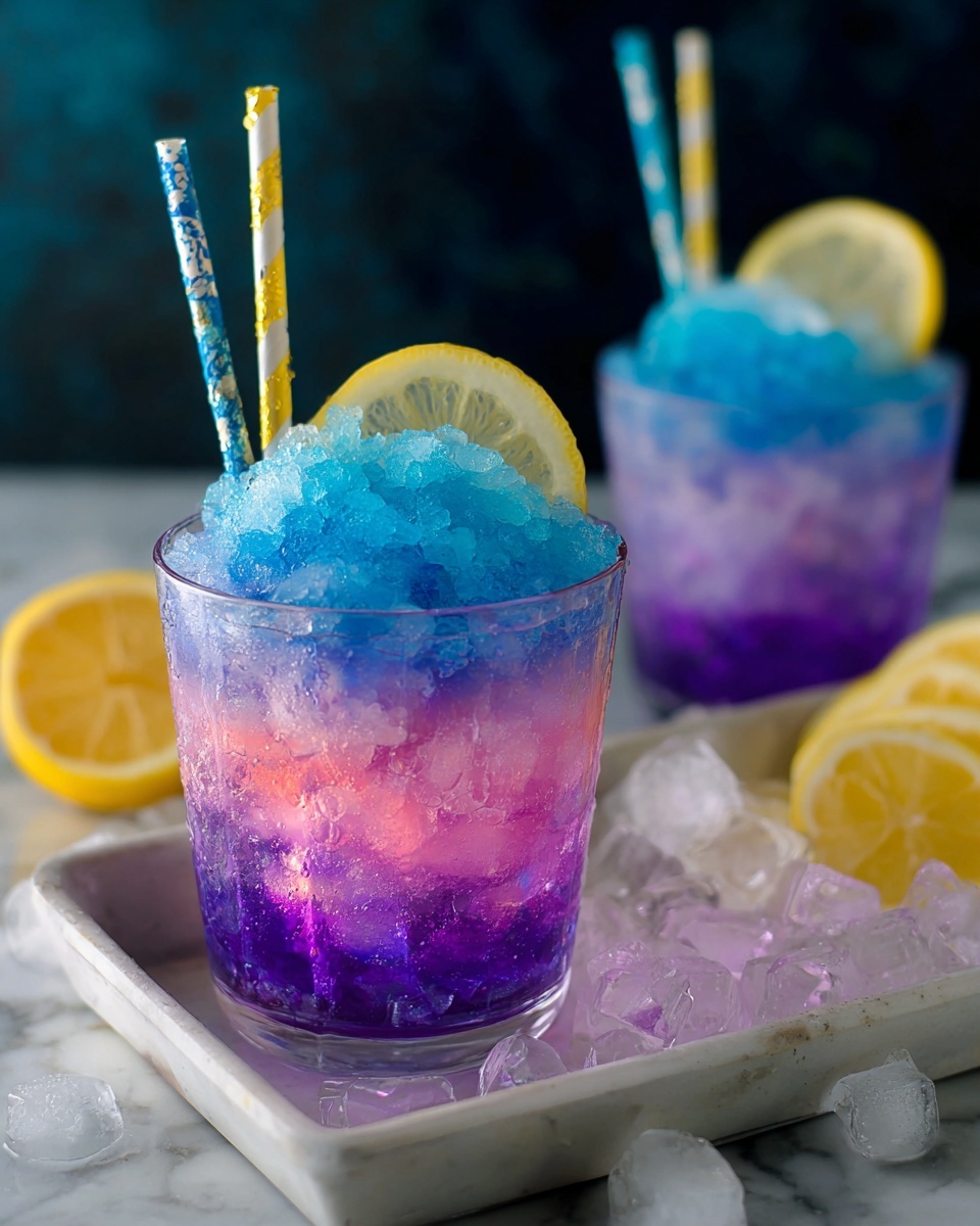 Galaxy Lemonade Slushie Recipe - Recipe Image