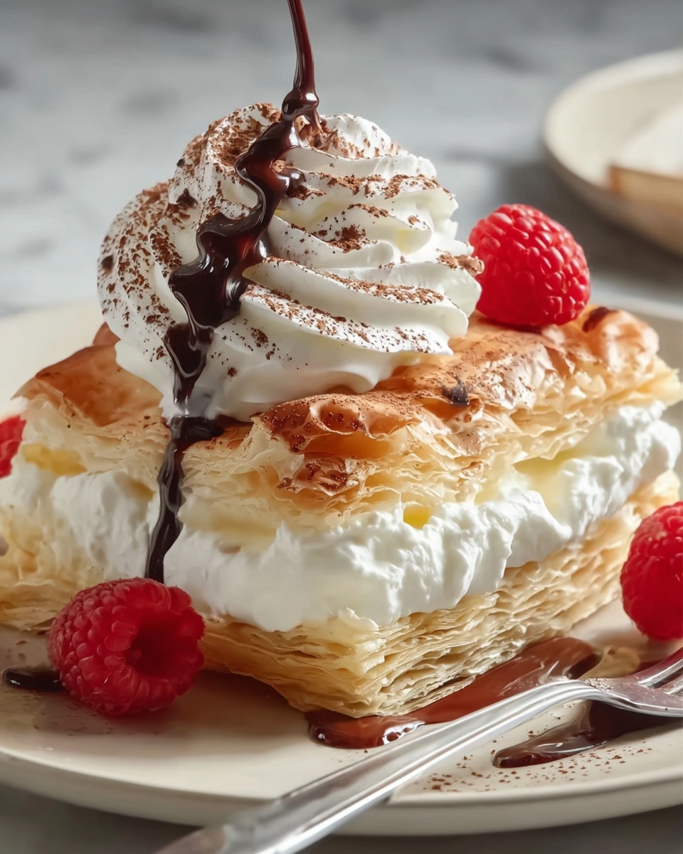 Easy Cream Puff Dessert Recipe - Recipe Image