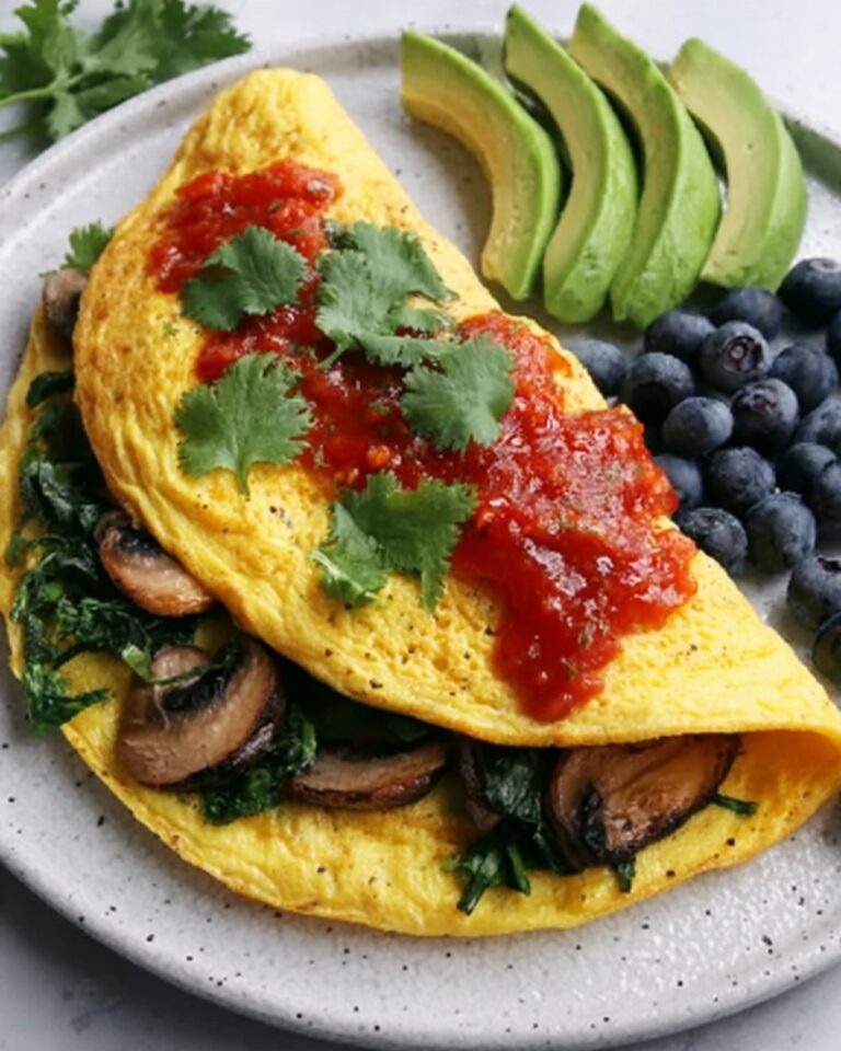 Vegan Mushroom Omelette Recipe