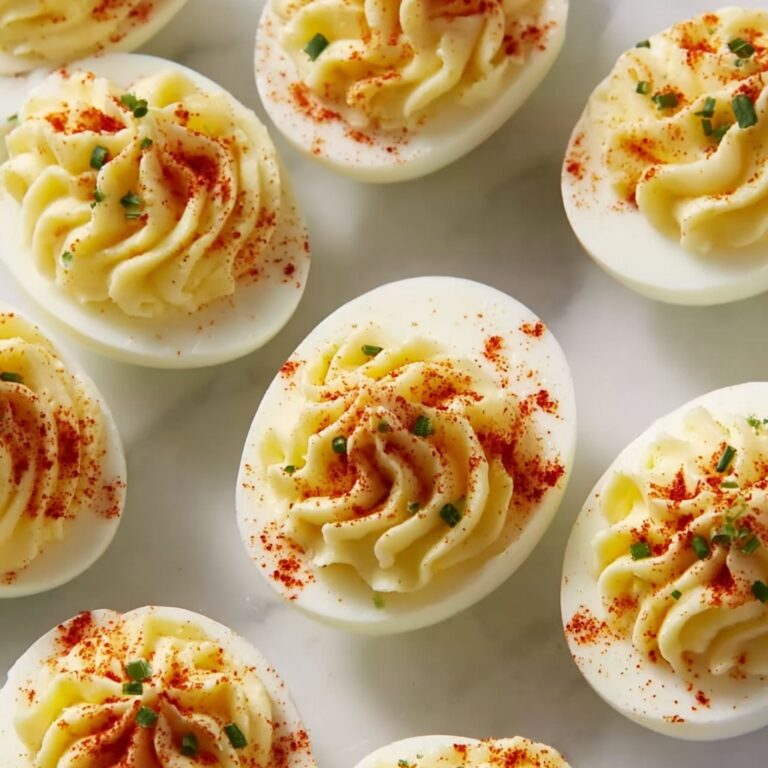 Classic Deviled Eggs with Optional Toppings Recipe
