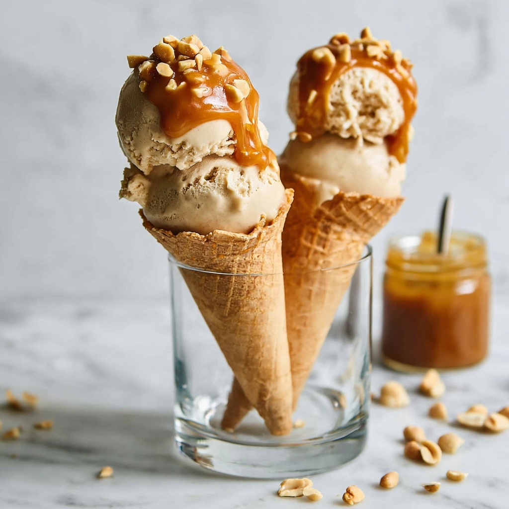 Vegan Peanut Butter Ice Cream Recipe - Recipe Image