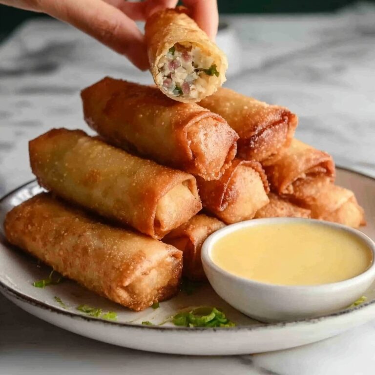 Corned Beef Egg Rolls with Honey Mustard Sauce Recipe