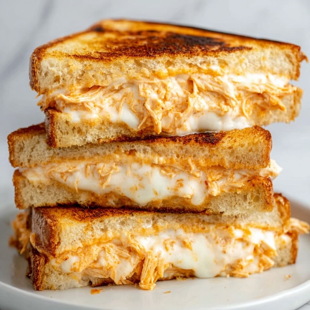 Buffalo Chicken Grilled Cheese Recipe - Recipe Image