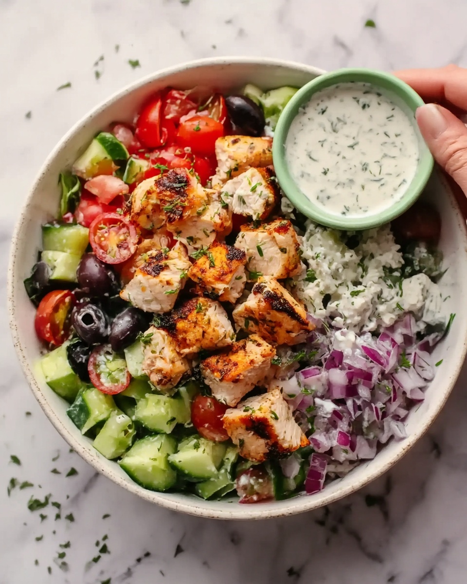 Mediterranean Chicken Salad Recipe - Recipe Image