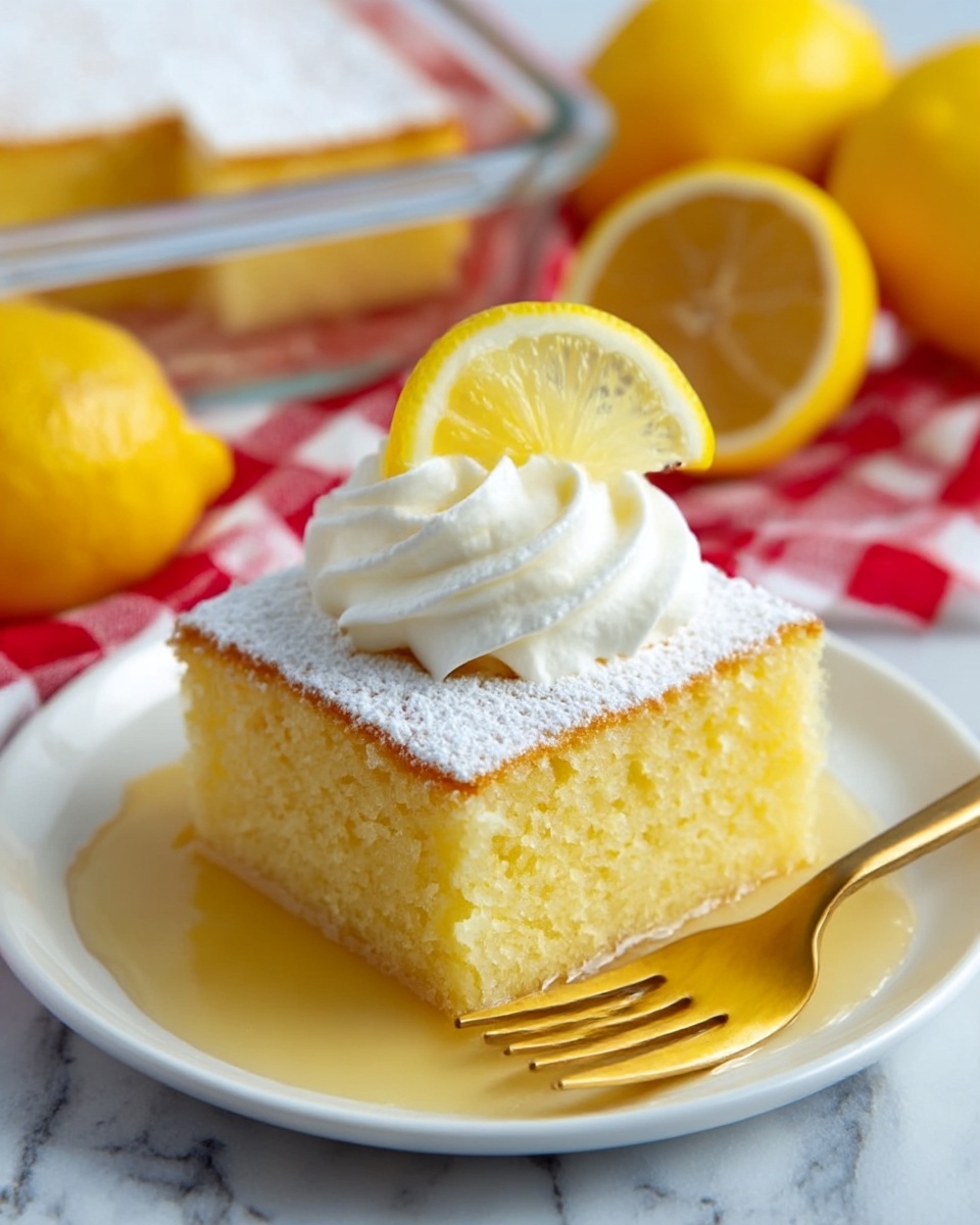 Luscious Lemon Pudding Cake Recipe - Recipe Image