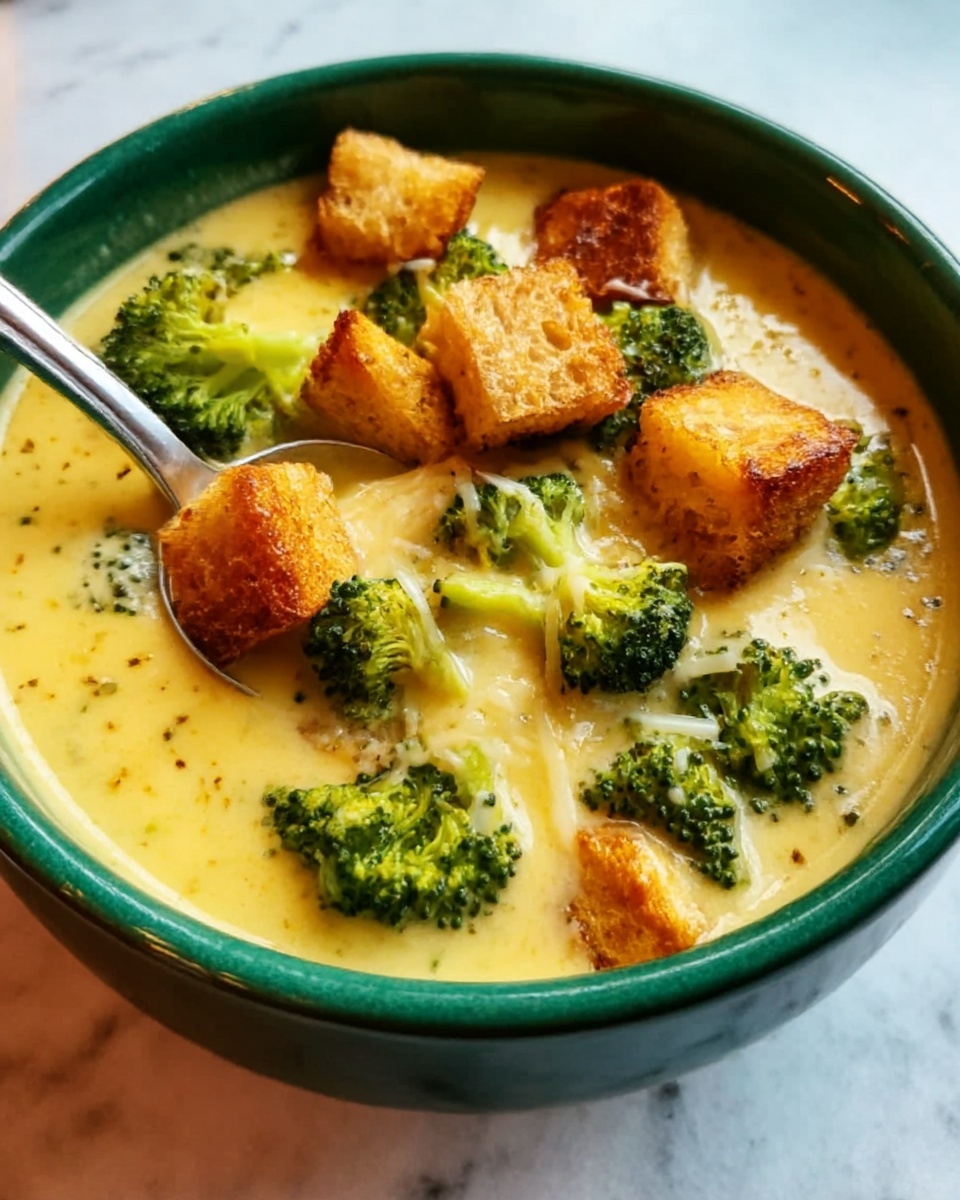 Creamy Broccoli Cheddar Soup Recipe - Recipe Image
