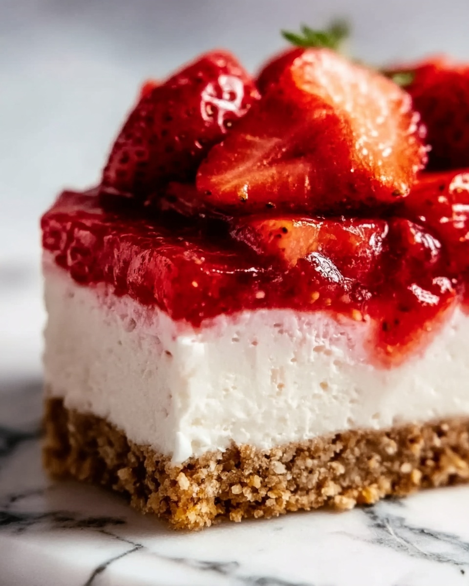 Gluten-Free Vegan Strawberry Cheesecake Recipe - Recipe Image