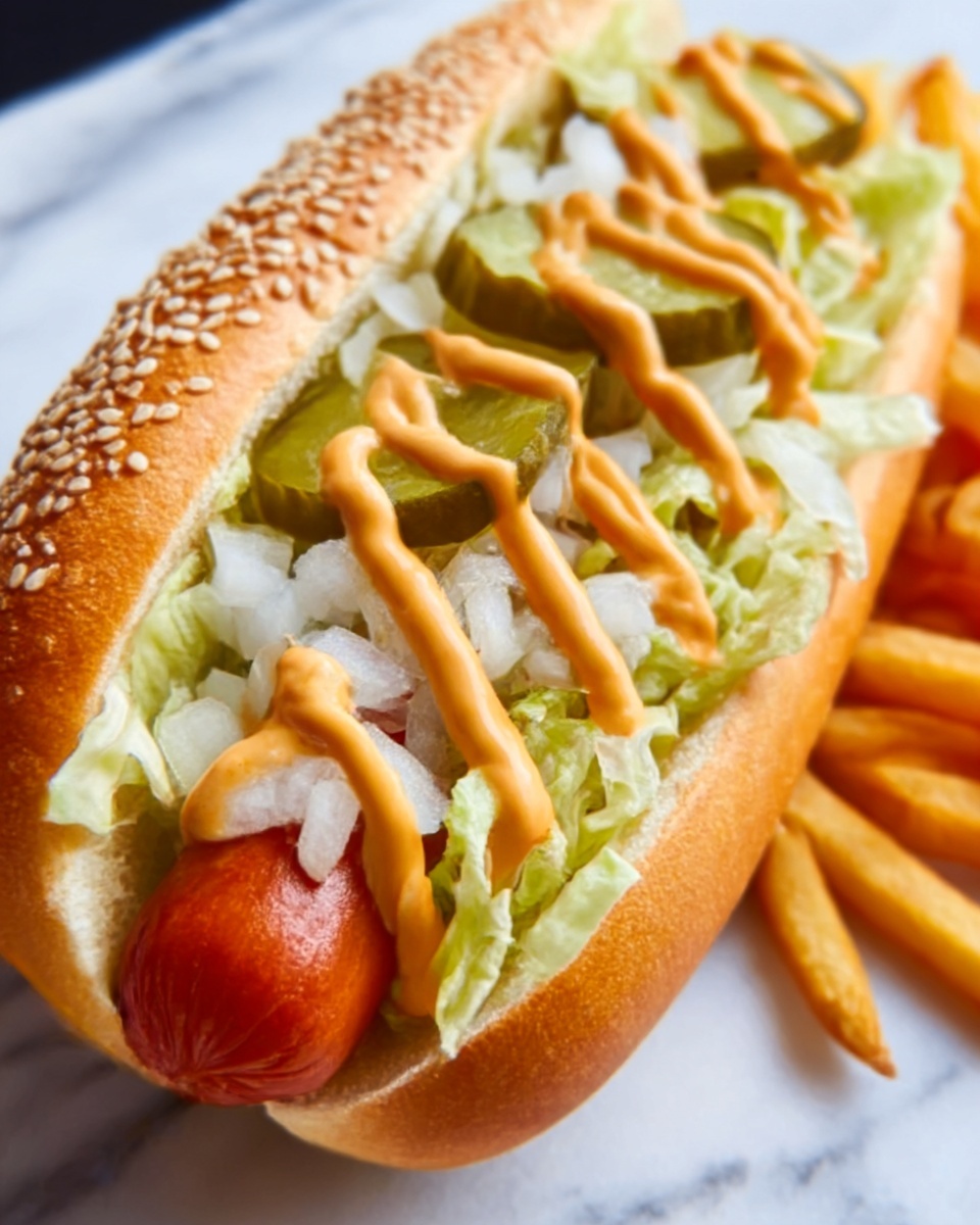 Big Mac Hot Dogs Recipe - Recipe Image