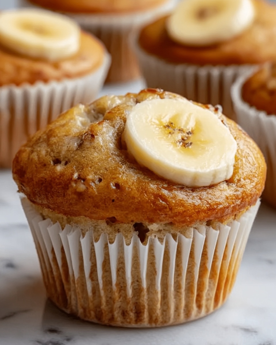 Low-Calorie Greek Yogurt Banana Muffins Recipe - Recipe Image