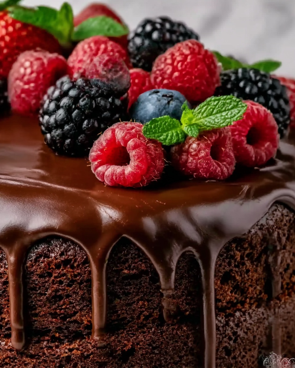 Easy Chocolate Fudge Cake Recipe - Recipe Image