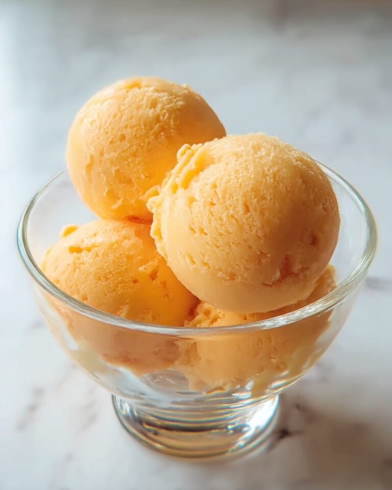 Peach Sorbet Recipe: Refreshing, Fruity Dessert Recipe
