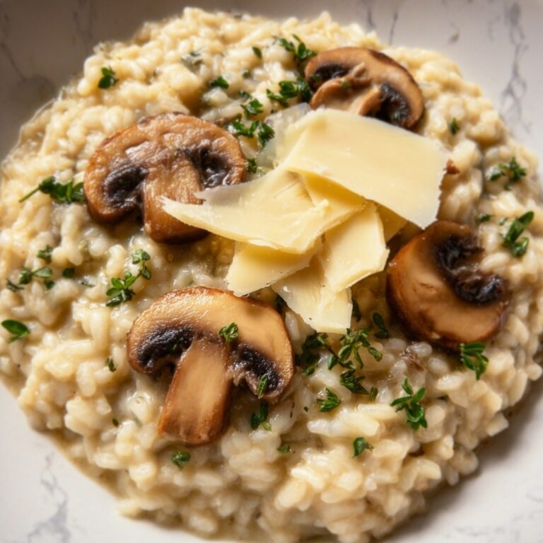 Mushroom and Chestnut Risotto Recipe