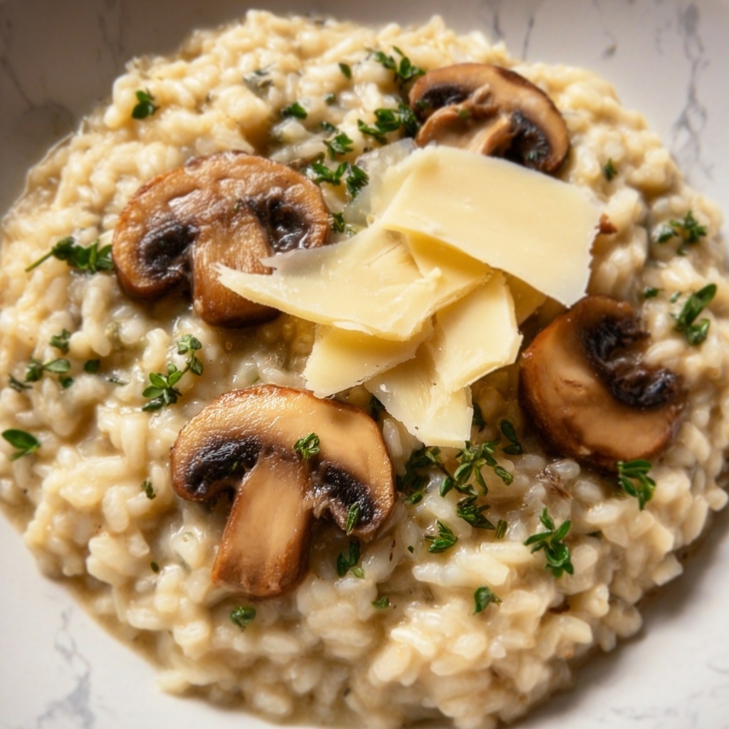 Mushroom and Chestnut Risotto Recipe - Recipe Image