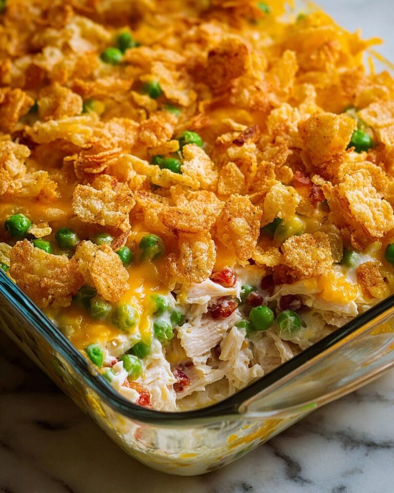 Crispy Hot Chicken Salad Casserole Recipe
