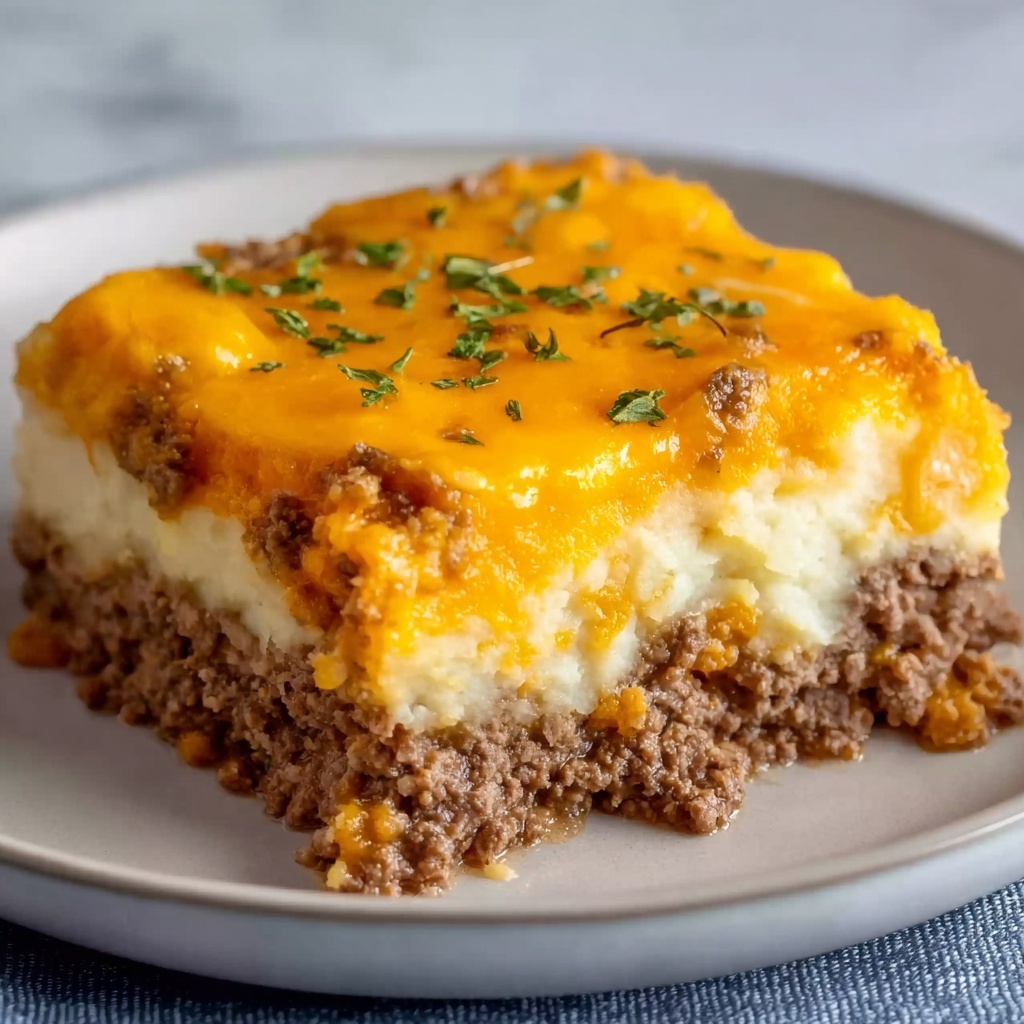 Cheesy Hamburger Hashbrown Casserole Recipe - Recipe Image